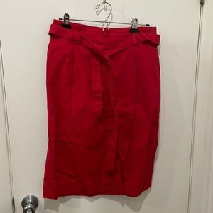 Red Uniqlo skirt, size Large